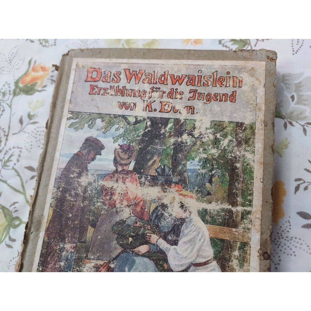 Vtg RARE 1910s Edwardian German Das Waldwaislein Erzähalung für die Jügend Book